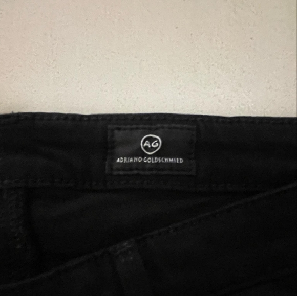 AG the prima mid rise cigarette skinny black jeans size 28 - Picture 8 of 9